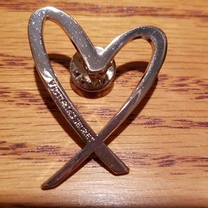 Victoria's Secret Logo Heart Pin